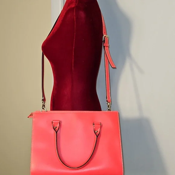 Kate Spade Vibrant Coral Satchel - Picture 4 of 10